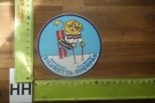 Alter Aufkleber Skisport Bergsport Skigebiet SILVRETTA SHERPAS Skibindungen