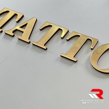 3D Wand Logo - 3D Buchstaben