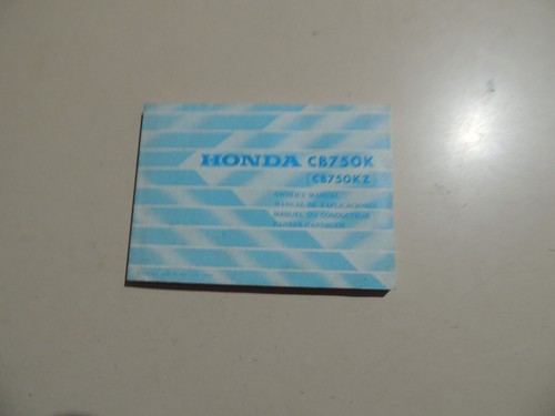 Honda 750 rc01 owner - cb, (z)