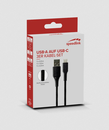 Ladekabel set usb auf - 3x, usb-a