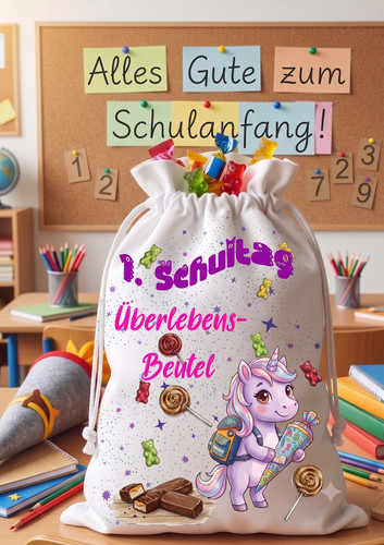Schultag überlebensbeutel - schultag,