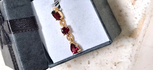Rhodolith granat sterling - rhodolith,