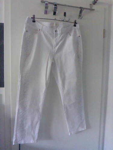 Schicke weisse jeans - weisse,