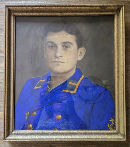 Portrait gemälde marinesoldat - portrait,gemälde,