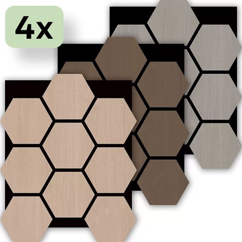 Akustikpaneel hexagon 4er set - hexagon, 4er-set