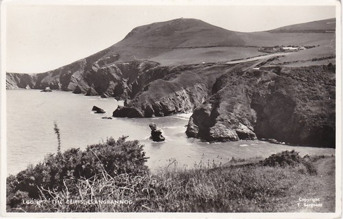 The cliffs llangrannog - the,