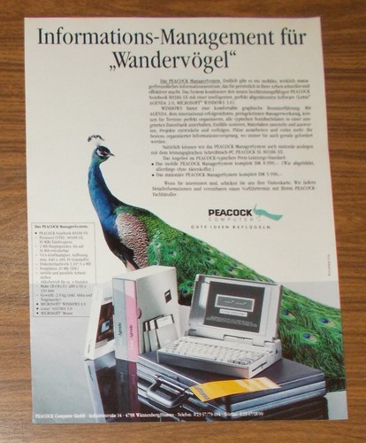 Seltene werbung peacock - seltene,