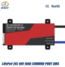 LiFePO4 BMS PCB 15S 48V 100A