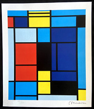 Piet Mondrian Lithographie COA