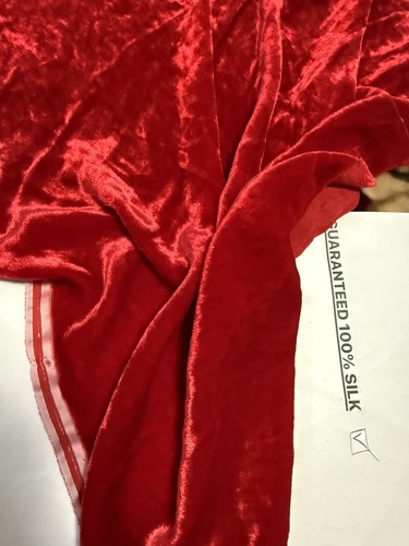 Seidensamt stoff lang x 45 - stoff,