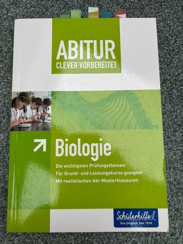 Schülerhilfe biologie abitur - biologie,
