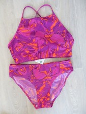 Bikini Tankini Lila mit Muster
