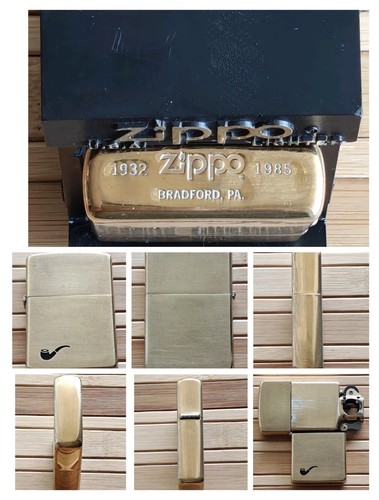 Zippo solid brass 1932 1985 - solid,