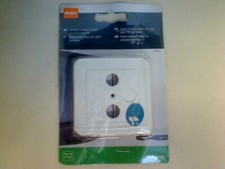 Antennendose Abdeckrahmen 2 Loch SAT/Antenne OBI Neu OVP