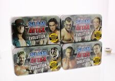WWE Slam Attax Evolution Tin Box 4 Stück - Neu - OVP - Raw - ECW - Smack Down