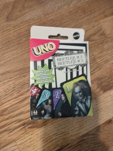 Uno beetlejuice kartenspiel - uno,