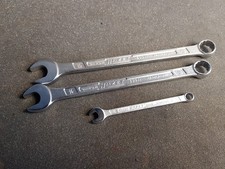 Drei Stück Hazet 600N Ringmaulschlüssel Zoll 1/4"   1/2"  9/16"  (K2)