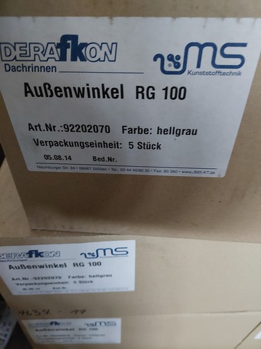 Kunststoff außenwinkel 100 - rg,