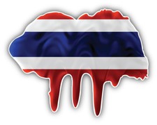 Autoaufkleber Thailand Flagge