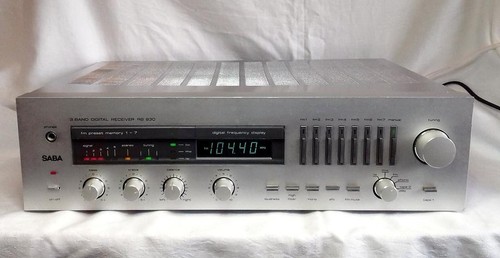 Hifi receiver saba 930 - hifi, rs