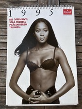 Triumph Werbung Naomi Campbell Helena Christensen Kalender 1995