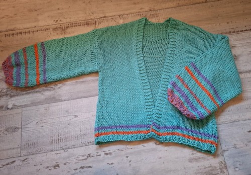 Handgestrickter cardigan - handgestrickter,