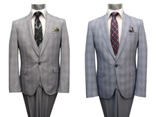 Glencheck Anzug Herren