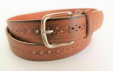 Leder Gürtel gelocht  100%