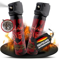 2 x Wilhelm Pfefferspray 60 ml Tierabwehr Selbstverteidigung CS KO JET