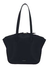 COCCINELLE Flare Shoulder Bag Grained Leather Shopper Midnight Blue dunkelblau