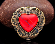 10 Stück Heart Concho Concha