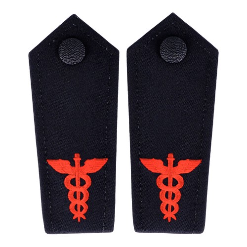 Schulterklappen merkurstab rot - merkurstab,