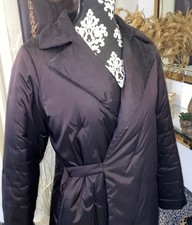 Luxus Mantel Aubergine EDEL