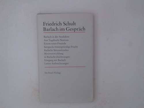 Barlach gespräch mit - gespräch.,