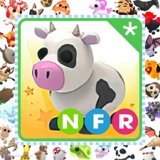 Adopt Me Cow (Neon Fly Ride) Pet FAST DELIVERY! (READ DESCRIPTION BEFORE BUYING)