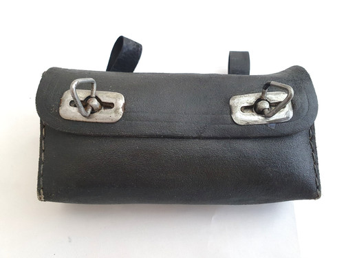 Alte rostige fahrradtasche - rostige,