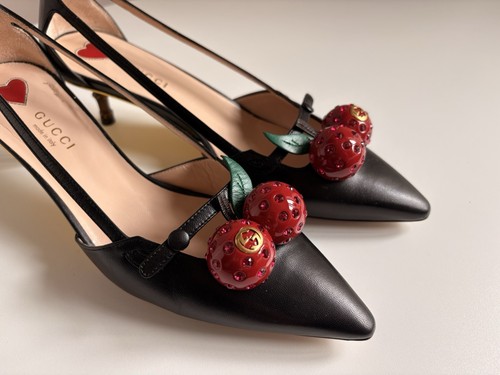 Gucci cherry pump - gucci, bamboo