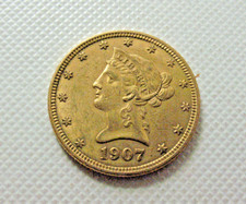 Goldmünze USA 10 $ 1907 Coronet Head Liberty 16,71 Gramm – 900 Gold