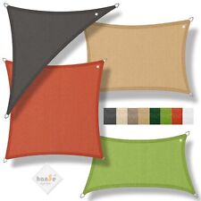 hanSe® Sonnensegel Schattensegel Sonnenschutz viele Farben und Formen HDPE