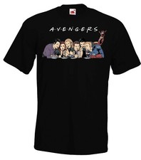 Youth Designz Avengers Friends Herren T-Shirt Hulk Thor Ironman Captain America