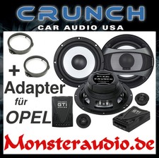 B-Ware Crunch Lautsprecher Auto Set für Opel Astra F G H Tür vorne 200 Watt