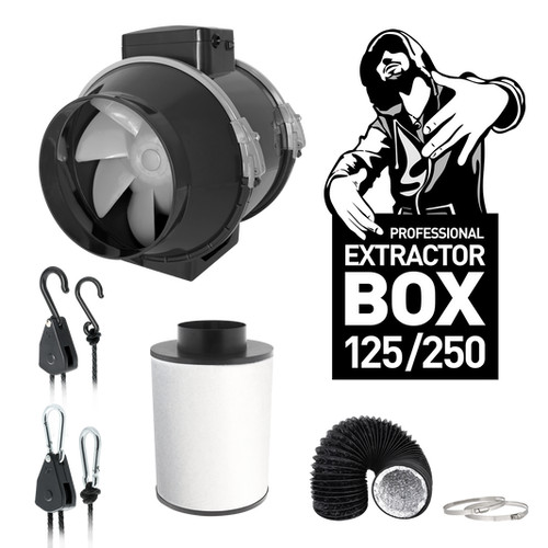 Trafika abluftset 125mm - 125mm, tt