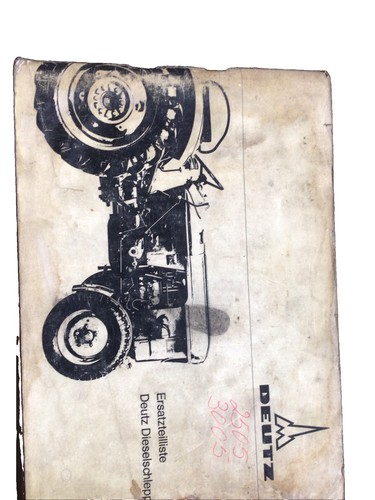 Ersatzteilliste deutz 2505 - deutz, d