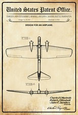 Holzschild 20x30 US Patent