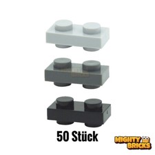 50x Plates Modified 1x2 Platte