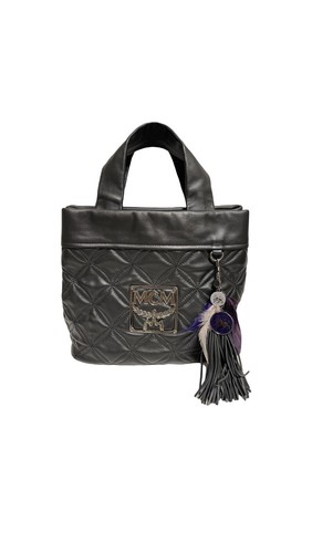 Mcm tasche leder - schwarz,