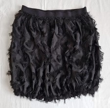 Damen Fransen Rock Gr. 40 H&M