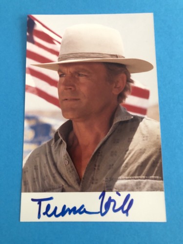 Terence hill original signed - terence,