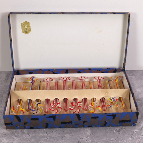Stk ddr lauscha tischvasen - ddr,