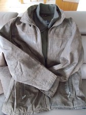 Warme Wildlederjacke dunkel braun, Marke: Chevirex Gr. 60